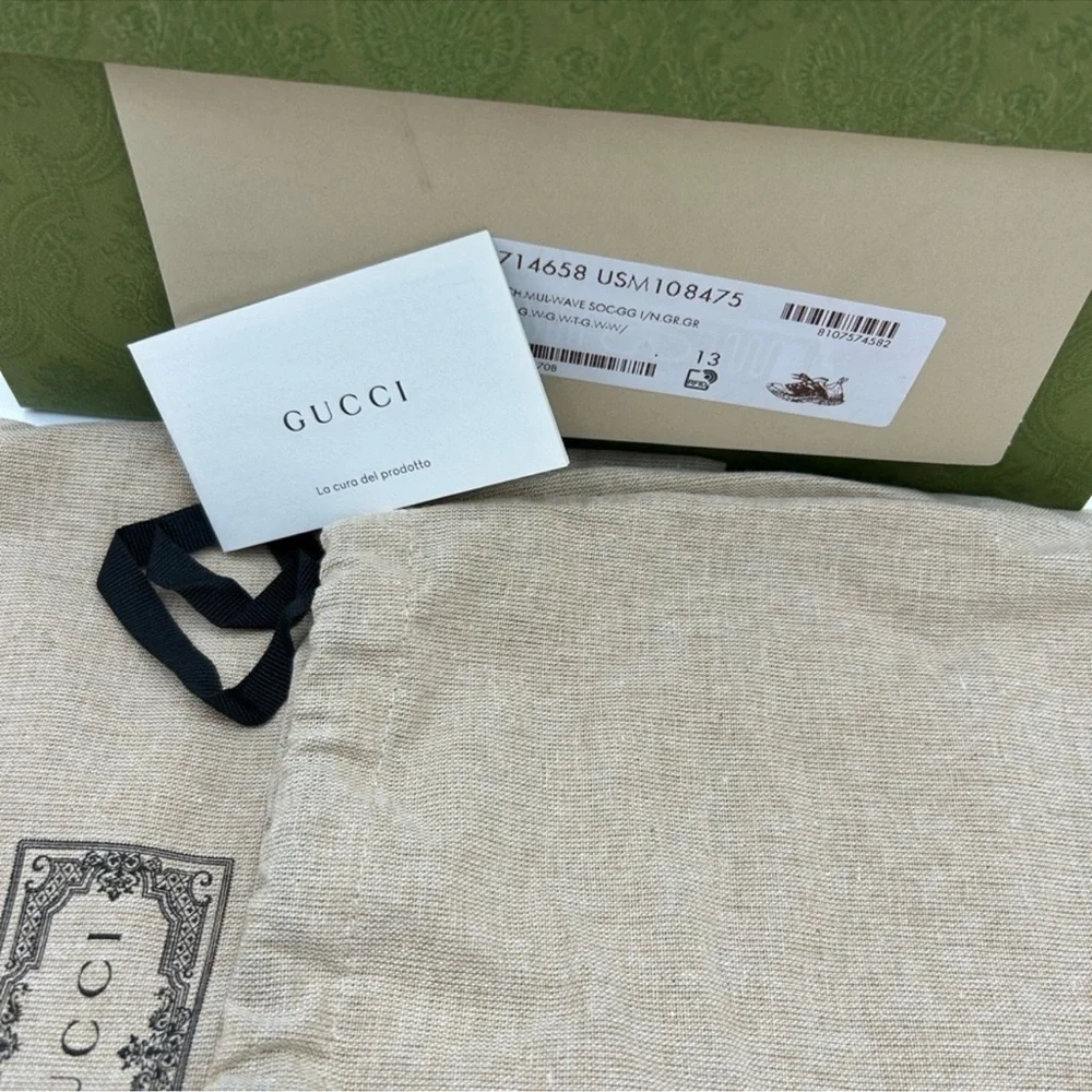 Men’s Gucci trainer, interlocking jeans, sneakers size 13 made in Italy